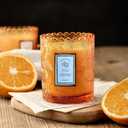 2 x Sandalwood Rose Scented Candles, Gifts for Women, Natural Soy Candle, 8.1 oz 80 Hours Burn, Candles for Home Scented (fig)