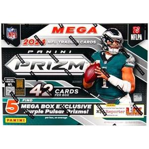 2024-25 Panini Prizm Football Hobby Mega Box 13 Open kart.