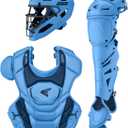 Easton | MAV X Series Baseball Catchers Set | NOCSAE Certified | Adult, Intermediate, Youth Sizes | Multiple Colors (Columbia Blue / Navy)