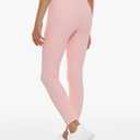 THE GYM PEOPLE Girls Workout Leggings Kids High Waist Stretch Athletic Dance Yoga Pants with Pockets (Pink, XL)