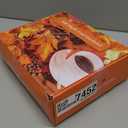 4 Pack Fall Decor Garland - Fall Thanksgiving Decorations for Home - 23.6Ft Maple Leaves Garland with Lights Battery Operated for Mantle Fireplace Table Indoor Outdoor Autumn Halloween Christmas Decor