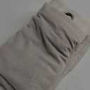 DWCN Beige Sheer Curtains Linen Look Semi Transparent Voile Grommet Curtains for Living Dining Room Drapes 70 x 84 Inch Long, Set of 2 Panels