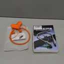 Wireless Neckband Earphones with LED BT5.4 20H Play time Water Resistant Noise Cancelling for Sports and Gaming (Orange)