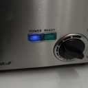 Elite Gourmet EDF1116 Electric 1.2 Qt. / 4.8 Cup Oil Capacity Deep Fryer, Adjustable Temperature, Removable Basket, Lid with Cool-Touch Knob, Stainless Steel