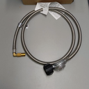 ABYDA 6 FT Propane Adapter Hose with Regulator, Elbow Adapter for Blackstone 17 inch and 22 inch Table Top Griddle, Replacement Parts Connect to Large Propane Tank