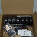 Yiliaw 12 Pack LED Puck Lights Remote Control 16 Color Changeable Under Cabinet Lights, Battery Operated Lights Night Light with Dimmer & Timmer for Closet Bedroom Kitchen, Black