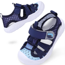 JOINFREE Toddler Boys Girls Water Shoes Breathable Qucik Dry Sport Beach Sandals Lightweight Barefoot Flexible 25,kids 8.5 