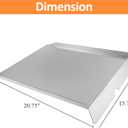 AJinTeby Drip Pan Heat Baffle Replacement for Traeger Pro Series 575 22 Lil' Tex Elite Century Pellet Grill Diffuser Plate Smoker, BAC012, BAC070 Traegger Grill, Heavy Duty Stainless Steel Drip Tray