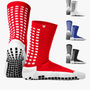 Lux Dual Grip Socks - Soccer Grip Socks for Men and Women. GripArray Performance & Comfort L