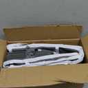 Abiglifty 5-Tier Over The Door Organizer with 10 Side Pockets, Large Behind The Door Storage, 4 Hooks Design, Door Organizer with Clear Windows for Bathroom, Bedroom, Nursery, Entryway(Grey)