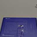 TECURS Bluetooth Keyboard and Mouse Combo for iPad - Rechargeable Wireless Keyboard & Mouse with 7-Color Backlit Compatible with iPad 10th/9th/8th Gen, iPad Pro/Air/Mini, iPhone15/14/13 Pro, Black