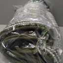 BSICPRO Bathroom Rugs and Mats Sets, 2 Piece Thick Absorbent Chenille Non Slip, Soft Shaggy Floor Mats, Machine Washable (Linden Green, 20" x 47" Plus 16" x 24")