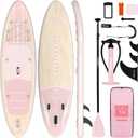 TIGERXBANG Inflatable Stand Up Paddle Board with SUP Board Accessories, Anti-Slip EVA Deck, 11'/10'6'' Paddleboard for Adults & Youth - All Skill Levels