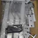 Zonon 8 Pcs Adjustable Solar Panel Tilt Mount Brackets Aluminum Alloy Solar Panel Mounting Supports up to 100 200 300 400 Watt for Flat Surface Roof RV Boat Off-Grid