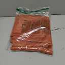 BGment Terracotta Blackout Curtains for Small Window - 34 x 40 inch Short Curtains Privacy Thermal Insulated Room Darkening Rod Pocket and Back Tab Fall Drapes for Kitchen/Cafe/Bedroom, 2 Panels