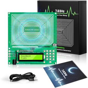 Frequency Generator for Healing (0.01Hz-200KHz), 7.83Hz Schumann Resonance Generator, Sound Frequency Machine for Meditation, Stress Relief, Relaxation, and Yoga