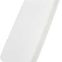 Mecc ecoh Baby Bassinet Mattress, 100% Breathable Cover, Water-Resistant Lining, Rectangle 32x18x2 Fit for Dream On Me Poppy/RONBEI/Cowiewie/suihuooo/ALVOD/Kinder King/Delta Children Simmon Kid (White)