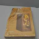 ISSEVE DIY Book Nook Kit, 3D Wooden Puzzle DIY Miniature House Kit for Booknook Shelf Insert Decoration, Magic Book House Stand Bookshelf Dollhouse for Adults with Sensor Light (Library of Books)