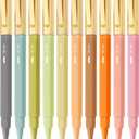 Mr. Pen- Aesthetic Ballpoint Pens, 10 Pack, Assorted Colors, Fast Dry, No Smear Bible Pens No Bleed Through, 0.7mm Fine Point Pen (Boho)