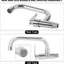 Wall Mounted Kitchen Faucet, Single Cold Water Tap, G1/2in Connection, 20cm Length, LQ-3093 Model, for Home Kitchen Sink Use