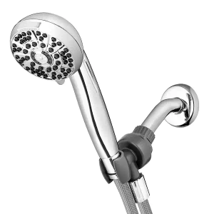 6-Spray 3.5 in. Single Wall Mount 1.8 GPM Handheld Adjustable Shower Head