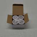 4 Pack 15 Stage Shower Filter Replacement Cartridge, Shower Filter For Hard Water, Universally Compatible With Any Similar Design, Shower Water Softener with High Output White