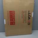 LOAAO Black Metal Framed Bathroom Mirror for Wall, 22X30 Inch Rounded Rectangle Mirror, Matte Black Bathroom Vanity Mirror Farmhouse, Anti-Rust, Hangs Horizontally or Vertically