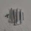 5 Pack Finger Pulls for Cabinets, Streamlined Long Concealed Handle for Home Kitchen Door Drawer Cabinet, Mount Finger Edge Tab Pull Aluminum (Black,200mm/7.87" Overall Length)