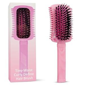 Curly Hair Brush Defining, Volume Curl Defining Brush for Effortlessly Detangling Shaping and Styling Women's Curls, Reduce Pulling