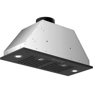 Range Hood Insert, EKON NAB01-30IN Black 900CFM Built-in Range Hoods Ducted/Ductless with 4-Speed Soft Touch Panel Control/Dishwasher-safe Filters, Kitchen Hoods for Over Kitchen Stove