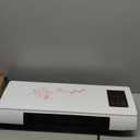 Wall Mounted Electric Heater, 1400W Wall Heaters for Indoor Use Portable Heater Adjustable Temperature From 60.8–104 °F Easy-Mount for Bedrooms Living Rooms Offices (White, Red)