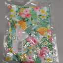 Boys Girl Hawaiian Shirt Tropical Button Down Blouse Summer Casual Beach Shirt Short Sleeve Top Size 5-27 Years Green