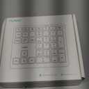 Nulea Wireless Number Pad Bluetooth 5.0 & 2.4G Portable Numeric Keyboard, USB-C Rechargeable, 34-Keys Bluetooth Keyboard for Data Entry, Compatible for Laptop, Mac, iMac, Tablet, PC Desktop