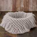 Coberllus Newborn Baby Photography Props Blanket Handmade Knitted Twist Wrap Posing Aid Backdrops for Boy Girls Photography Shoot (Lightgrey)