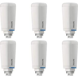PHILIPS LED PL-C 6-Pack CFL Replacement Light Soft White (2700K) G24Q GX24Q Base