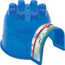 Kaytee Igloo Habitat Hideout for Pet Guinea Pigs, Ferrets, Dwarf Rabbits, Chinchillas, and Other Small Animals, Assorted Colors, Large