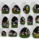 2 x 13 Styles Forest House Shape Epoxy Mold Keychain Pendant DIY Resin Casting Silicone Mold for Jewelry Charms Pendant Making