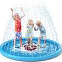 Jasonwell Splash Pad Sprinkler/ Play Mat for Kids, Outdoor Water Toys Inflatable for Baby Toddler Boys Girls Children Age 18+ Months ,Outside Backyard Dog Pool