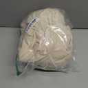 H.VERSAILTEX Armless Accent Chair Covers Thick Velvet Armless Chair Slipcovers High Stretch Chair Covers for Living Room Hotel Machine Washable Furniture Protector with Elastic Bottom, Ivory