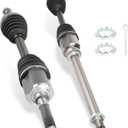 Front Left & Right CV Axle Shaft Assembly 2.5L (AWD OnlyFits for Nissan Rogue 2008 2009 2010 2011 2012 2013, Fits for Rogue Select 2014 2015, 1 Pair of CV Axle Shaft Assembly