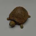 Cast Iron Turtle Key Hider for Outside - Waterproof Spare Key Hider to Hide a Key Securely - Unique Garden Decor for Yard, Patio & Outdoor Areas (Desert color, Standard size)
