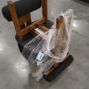 Modway Torian Upholstered Boucle Dining Chairs Set of 2 in Walnut Black - 3-Legged Farmhouse Kitchen Chairs - Mid-Century Modern Armless Accent Chairs - Comfortable Side Chairs with Wood Legs