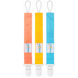 Babygoal Neutral Pacifier Clips, 3 Pack Paci Holder Clips for Boys and Girls Fits for Most Baby Pacifier, Binky Styles,Teethers and Toys 