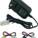 RC Car Battery Charger for NiMH/NiCd Battery Packs Charger, 9.6V 7.2V 8.4V Battery Charger with Tamiya Plug Charger for Traxxas NiMH Batteries and Airsoft Battery