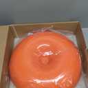 Lotus Atelier Orange Mushroom Lamp for Room Aesthetic Modern Lighting for Bedroom | Cool Retro Living Room Decor (Orange)