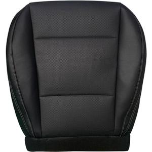NLQR Front Driver Side Bottom Replacement Seat Cover Perforated Microfiber Leather Black for Subaru Outback Legacy 2015 2016 2017 2018 2019