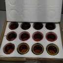 Gejoy 12 Pcs 3 Oz Christmas Cantaritos De Barro Mini Terracotta Clay Mugs Santa Claus Gingerbread Man Snowman Mexicanos Taco Cocktail Glasses for Tequila, Margaritas, Mojitos