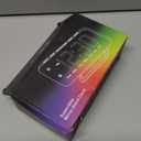 Slim LED Digital Alarm Clock, Mirror Surface for Makeup, with Diming, Large Display, Easy Setting, USB Ports, Modern Decor for Bedroom, Desk, Idea Holiday Gift for Women, Sister, College Girl, Black