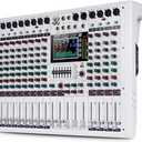 GF12 PRO Multi-Function 12-Channel Audio Mixer Large LCD Color Screen Stage Performance Mixer Isolated Independent Mute Built-in 7-Stage Equalizer and 99 Reverb DJ Mixer for Performances