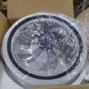 Ceiling Fans with Lights, 20'' Black Low Profile Ceiling Fan with Light, 3000K-6500K Dimmable LED Fan Light, APP Remote Control 6 Wind Speeds Fandelier Flush Mount Modern Ceiling Fans for Bedroom